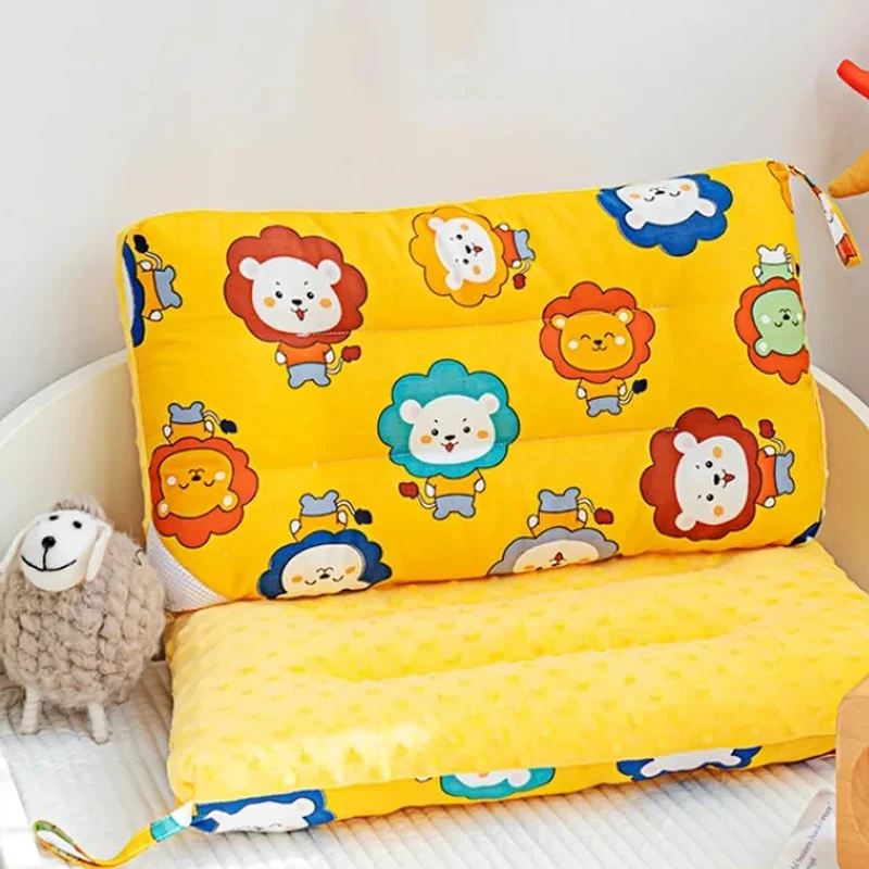 Double-sided Use Four Seasons Children's Pillow Cotton Washable Baby Small Pillow Kindergarten Student Breathable Nap Pillow 2