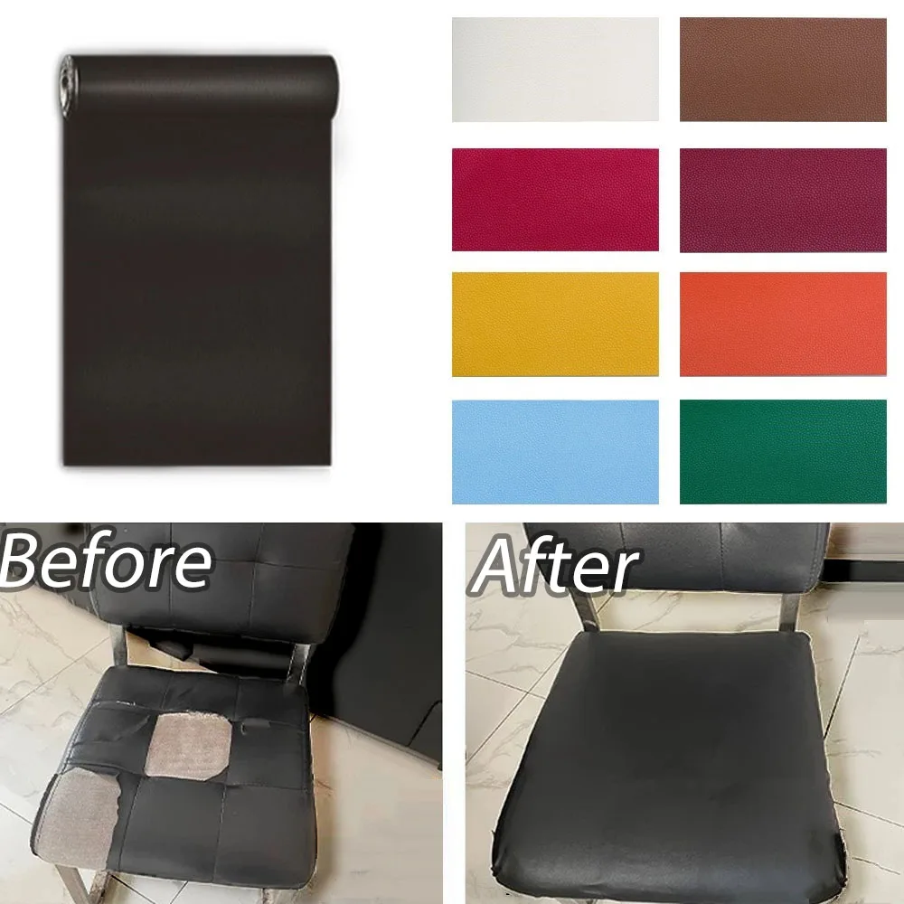 Leather Self Adhesive Furniture  Self Adhesive Patches Pu Leather -  Self-adhesive - Aliexpress