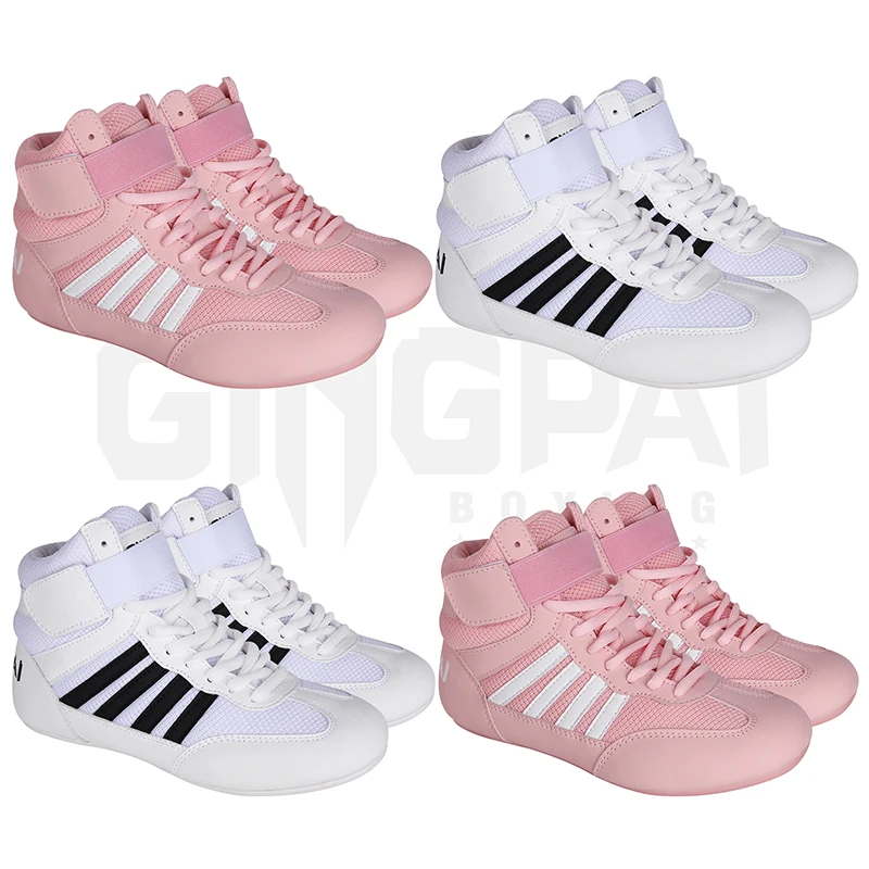 Wrestling Boots Martial Arts Shoes Men Female Fitness Boxing Mesh Breathable