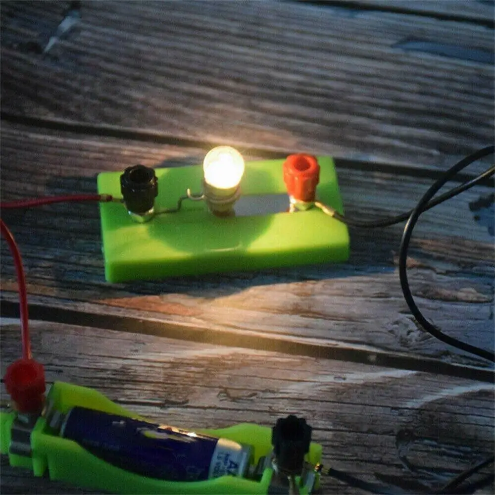 실습 능력 장난감 전기 회로 실험 기본 회로 몬테소리 학습 실험 세트 전기 학습 키트