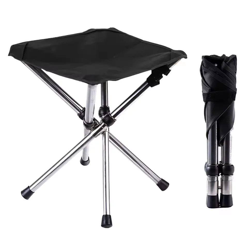 Outdoor Small Folding Triangular Stool Fishing Chairs Camping Multifunction Benches Foldable Stools Household Daily Park chairs folding chair