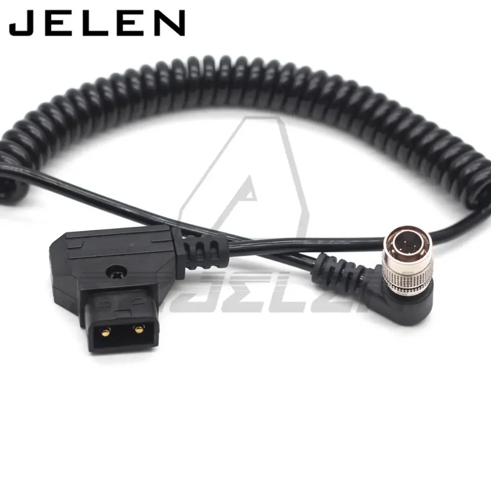 Ângulo Direito Cotovelo Plug para Dispositivos de Som Dtap para Hirose Zaxcom Cabo de Alimentação 688 633 Zoom f8 Pinos