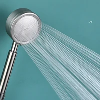 SUS 304 Stainless Steel Bathroom Handheld Shower Head High Pressure Water Saving Sprayer Nozzle Supercharged Rainfall Showerhead