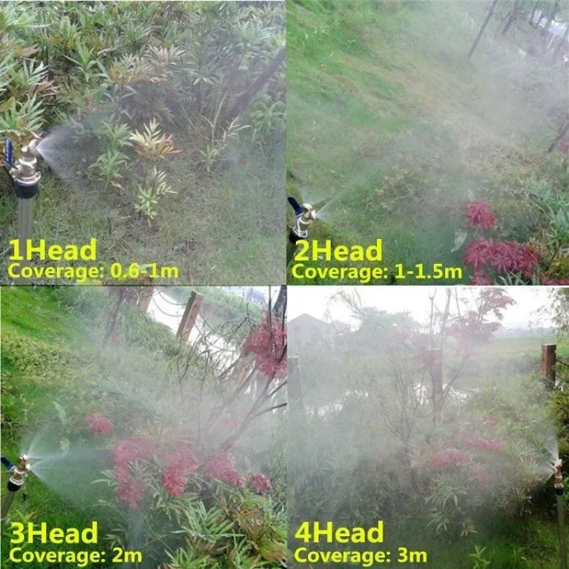 1/2" Misting Nozzle Brass Atomizing Spray Fitting Nebulizer Hose Connector Water Sprinkler Adjustable Garden Lawn Irrigation 1Pc hose connector garden sprinkler irrigation sprinklers pressure washer nozzle garden irrigation nozzle drip irrigation sprinklers garden sprayer nozzles irrigation fittings