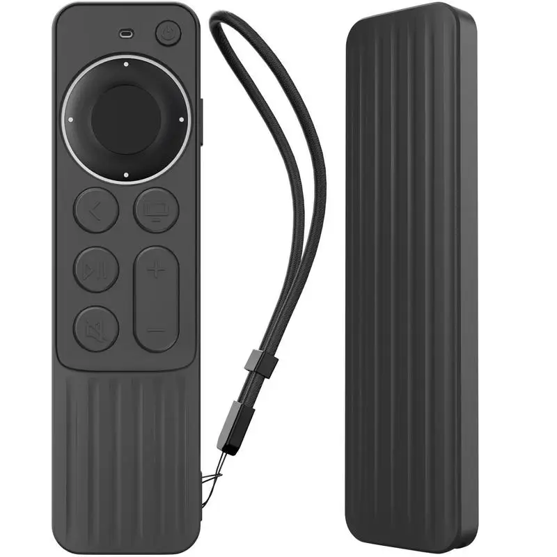 

Silicone Protective Case Durable Cover For Apples TV Dustproof Generation 4K SiriRemote Control Shockproof Shell Skin Sleeves