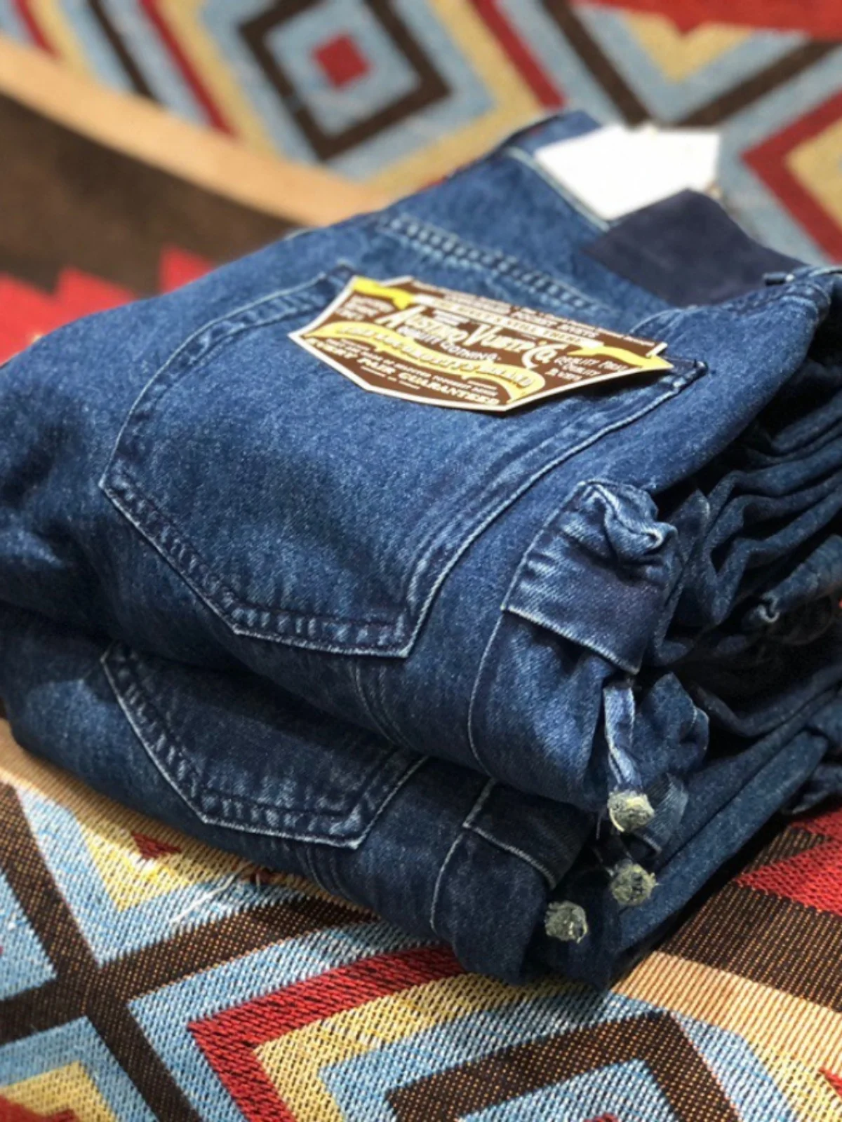 Multi Pockets Heavyweight Cotton Denim Dark Blue Men Pants American Tough Guys Male Overalls Straight Workwear Cargo Trousers 5