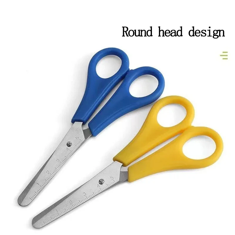 Scissors DIY Handmade Scissors Safety Ruler Scale Scissors Stationery Student School office supplies Scale stationery cute pen - 3