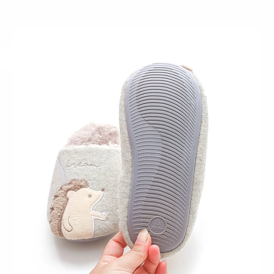 LCIZRONG Hedgehog Kids Slippers Autumn Children‘s Boys Girls Slippers Prints Cartoon Animals Shoes Bathroom Kids Toddler 3