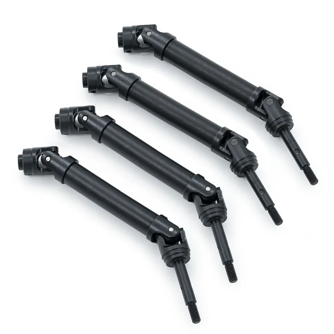 

4 шт. Металлический Стальной передний и задний приводной вал CVD для 1/10 Traxxas скошенный нержавеющий станок Hoss VXL 4X4 Запчасти для модификации радиоуправляемых автомобилей