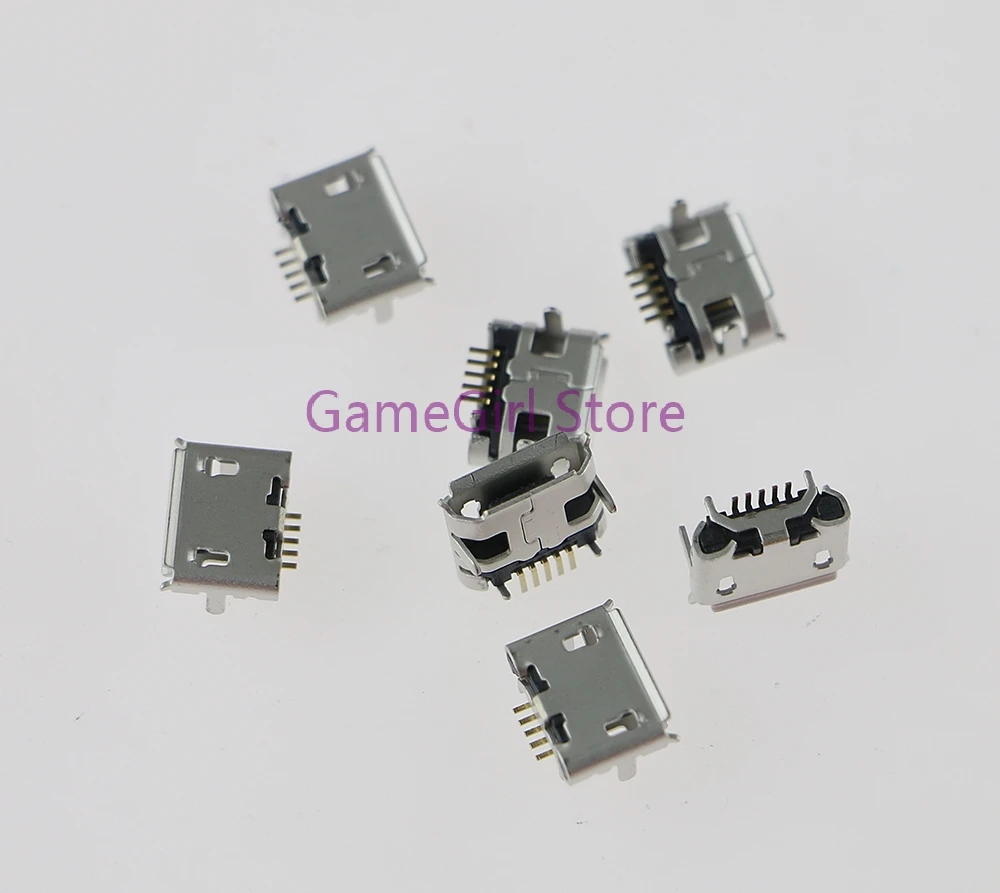 【COOL】 10pcs Short Pin Long Pin Power Connector Charger Socket Charging Port For 4 PS4 Replacement.