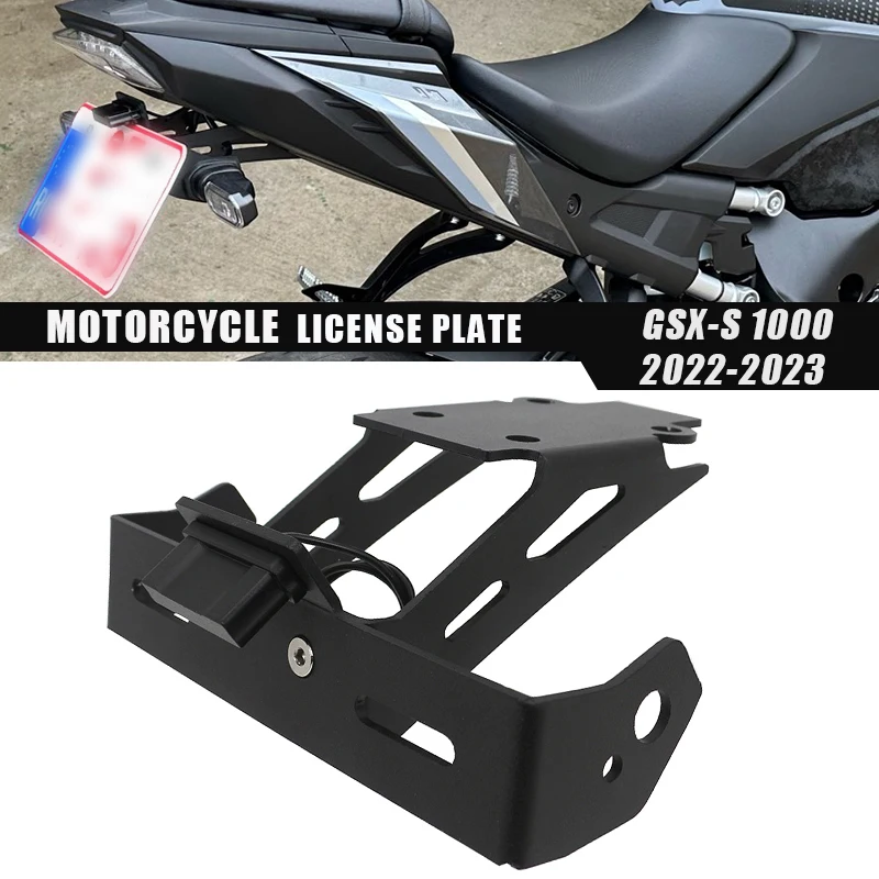 For Suzuki GSXS1000 GSXS1000F GSX-S GSXS 1000 F Motor License Plate Frame Holder Bracket Fender Eliminator Tail Tidy license plate holder motorcycle license plate holder motorcycle license plate