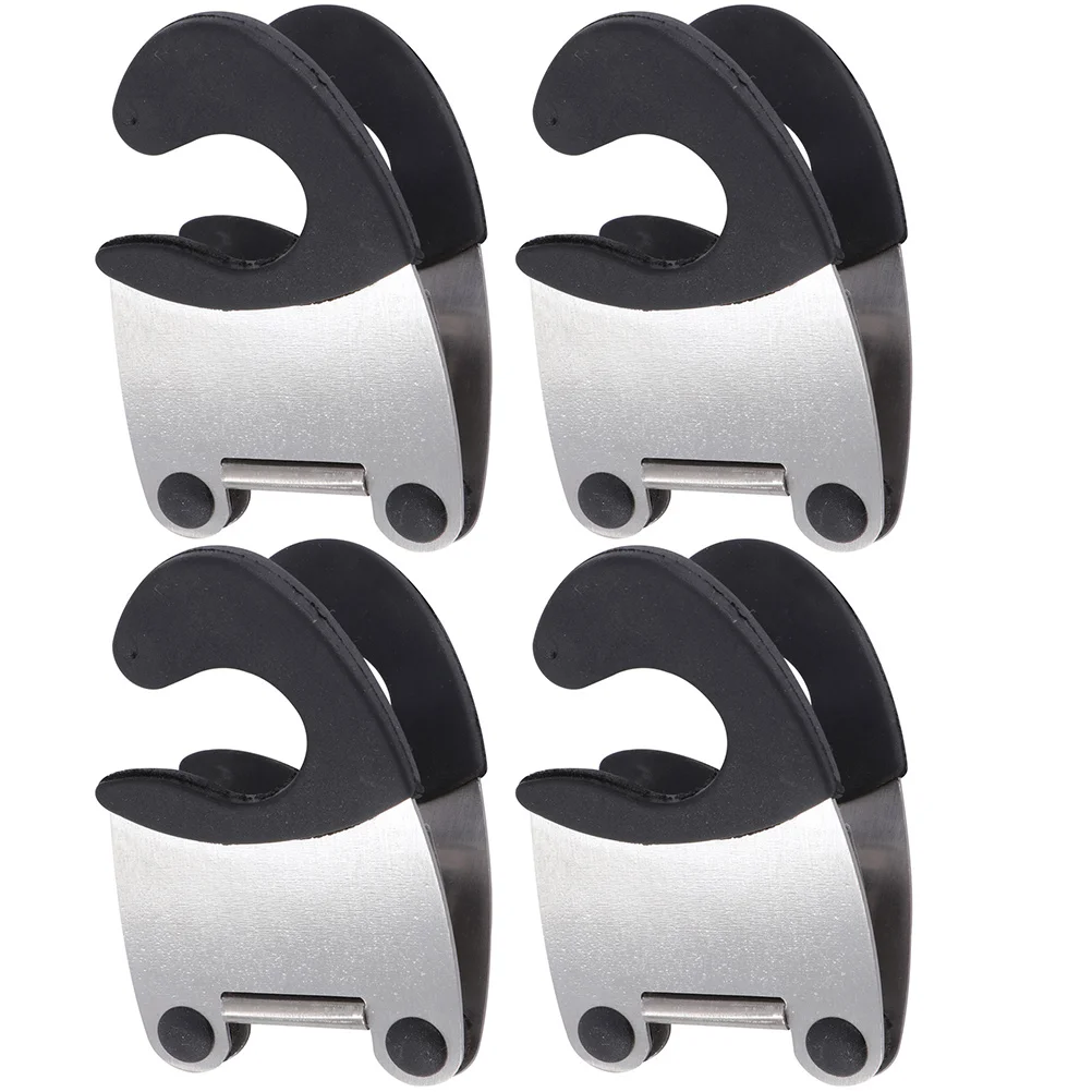 

4pcs Pot Spoon Holder Pot Side Clip Anti Scald Hot Dishes Gripper Kitchen Gadgets