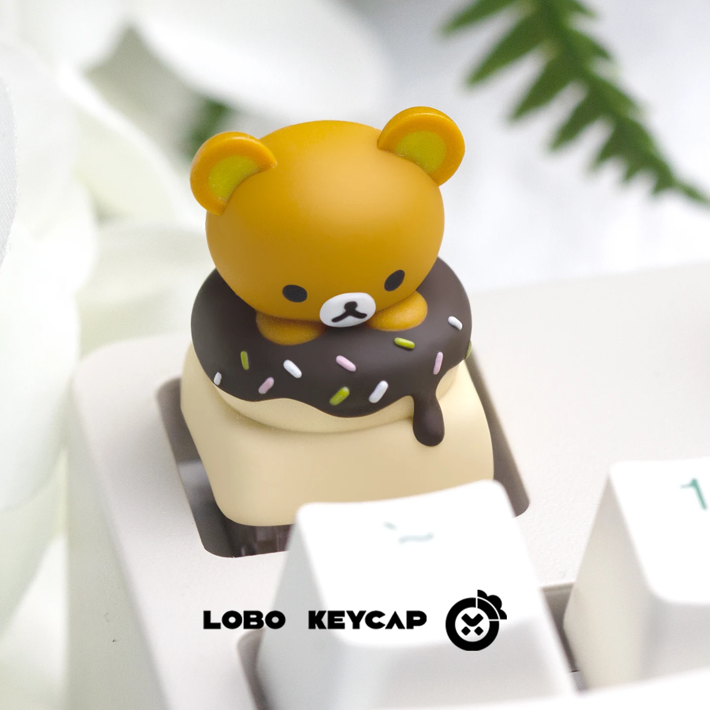 Rilakkuma Cute Resin Keycap – Custom Creative Esc Keycap for Mechanical Keyboard Enthusiasts