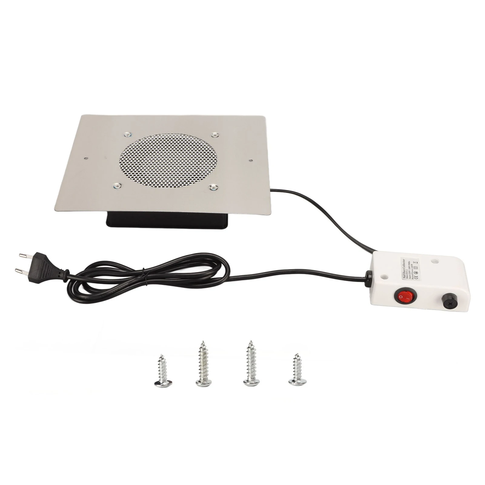 

Built-in Table Desk Nail Dust Collector Machine Reusable Filter Nail Vacuum Fan Suction Cleaner EU Plug 220-240V