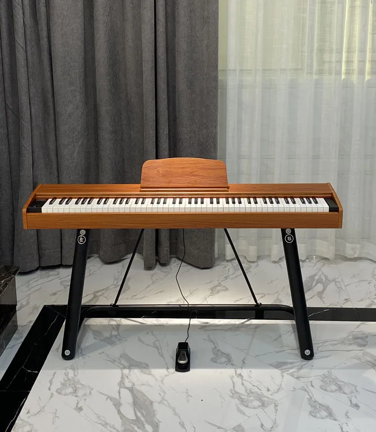 Piano Numérique Pliable à 88 Touches Avec Pupitre,clavier Electrique  Portable,126x20,5x6cm, Noir - Jeux d'imitation BUT