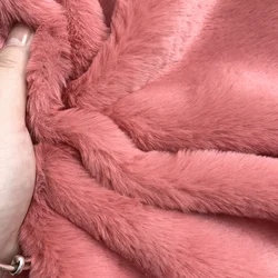 Luxurious Super Soft Faux Rabbit Fur Plush Fabric - 100% Polyester, 10mm Pile, Ideal for DIY and Sewing Projects (24)