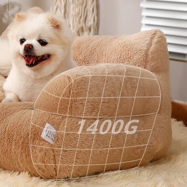Cat Bed Sofa Winter Warm Foam Neck Pad Nest Beds Pet Deep Sleeping Bed For Small Medium Dogs Comfortable Plush Puppy Supplies 5