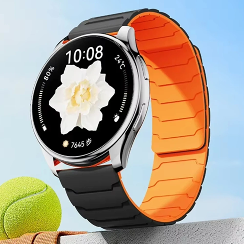 Universal Magnetic Silicone Loop Strap - 20mm/22mm Wristband