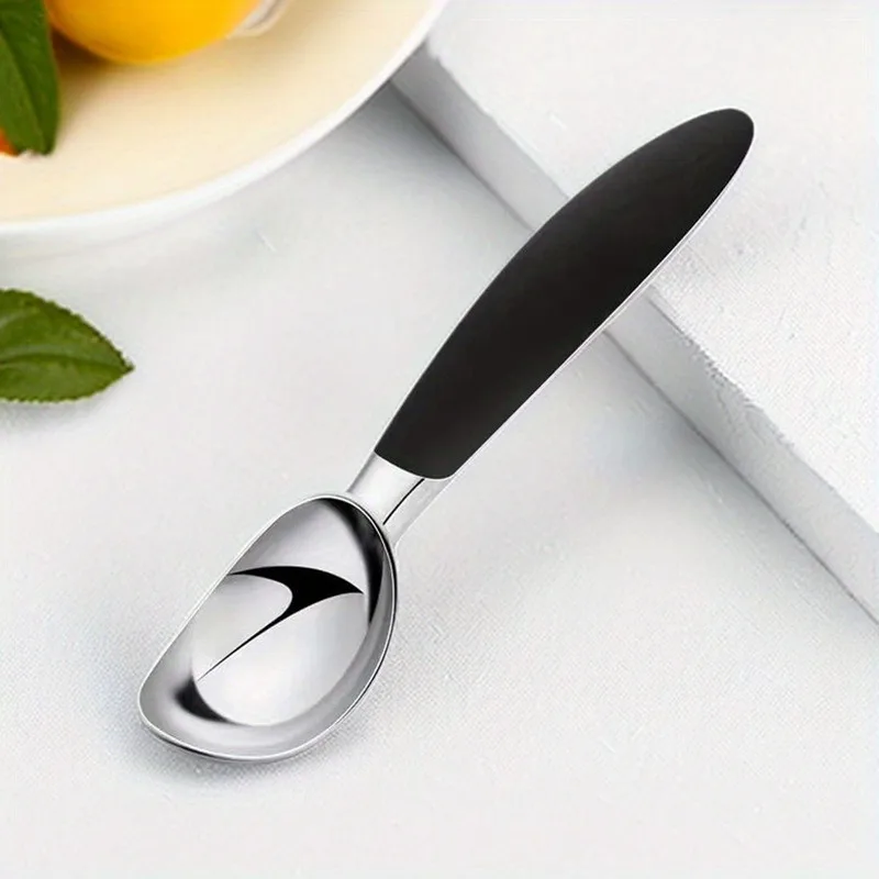 Meijuner Ice Cream Scoops Stacks Creative Kitchen Gadget Zinc Alloy Digging Ball Spoon Ice Cream Dessert Spoon for Home Restaurant