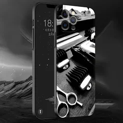 Luxury Barber Shop Hair Stylist Tools Phone Case Cover - iPhone 12 (A1)