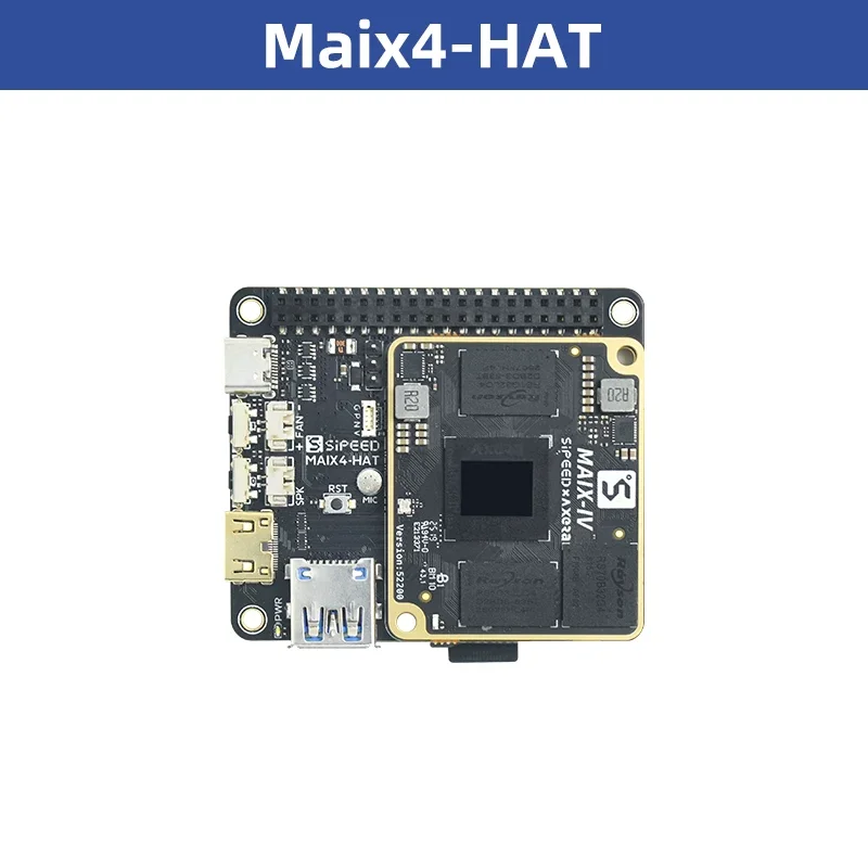 시피드 마이엑스4-햇 라즈베리 파이 5 AI HAT AX650C 코어 보드 (옵션) 비트 하일로8 18T 멀티모달 LLM 딥시크 미니 LLM 가속기