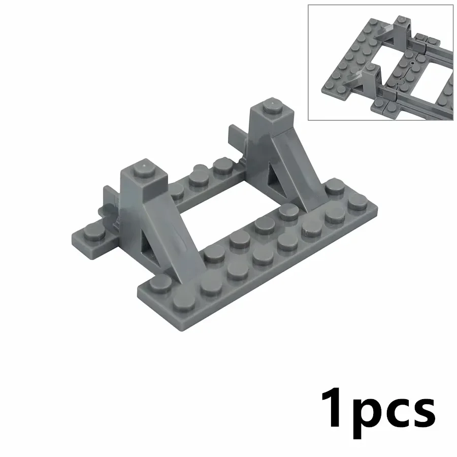 City Train Rail Tracks and Railway Building Block Set - Creative DIY Brick Toys