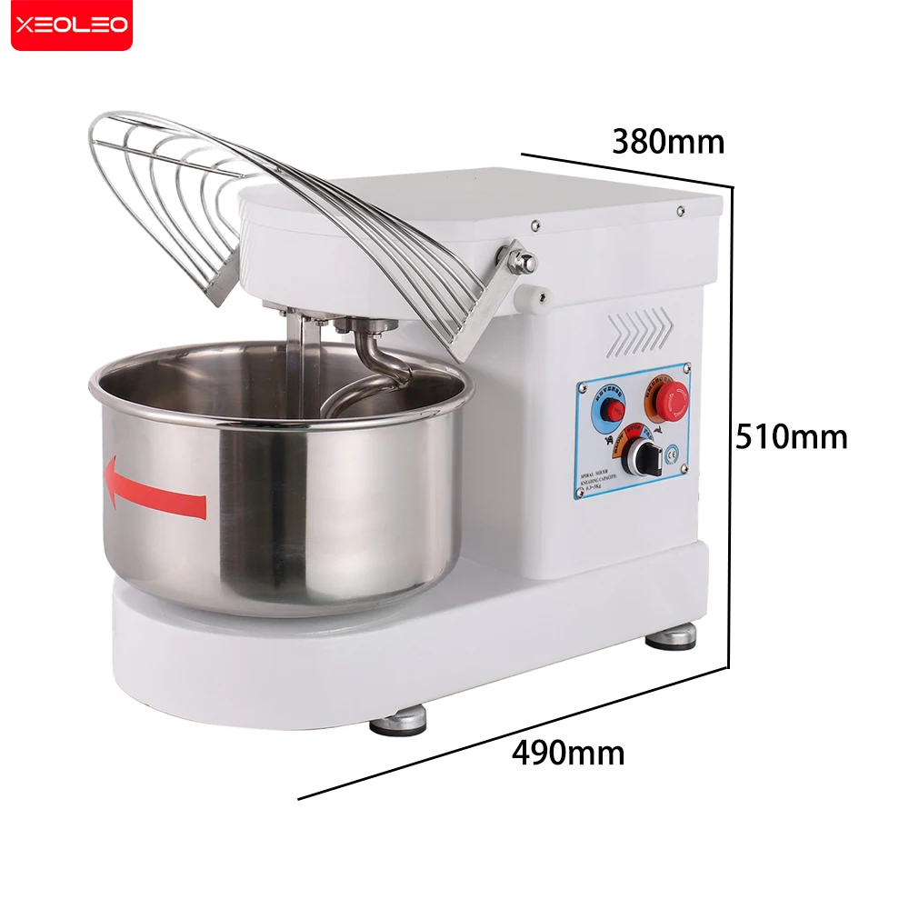 XEOLEO Chef Machine High Power Stand Mixer for Cake/Flour Kneading Food Mixer Egg Beater Home Appliance Cuisine 7L Bakery Hook