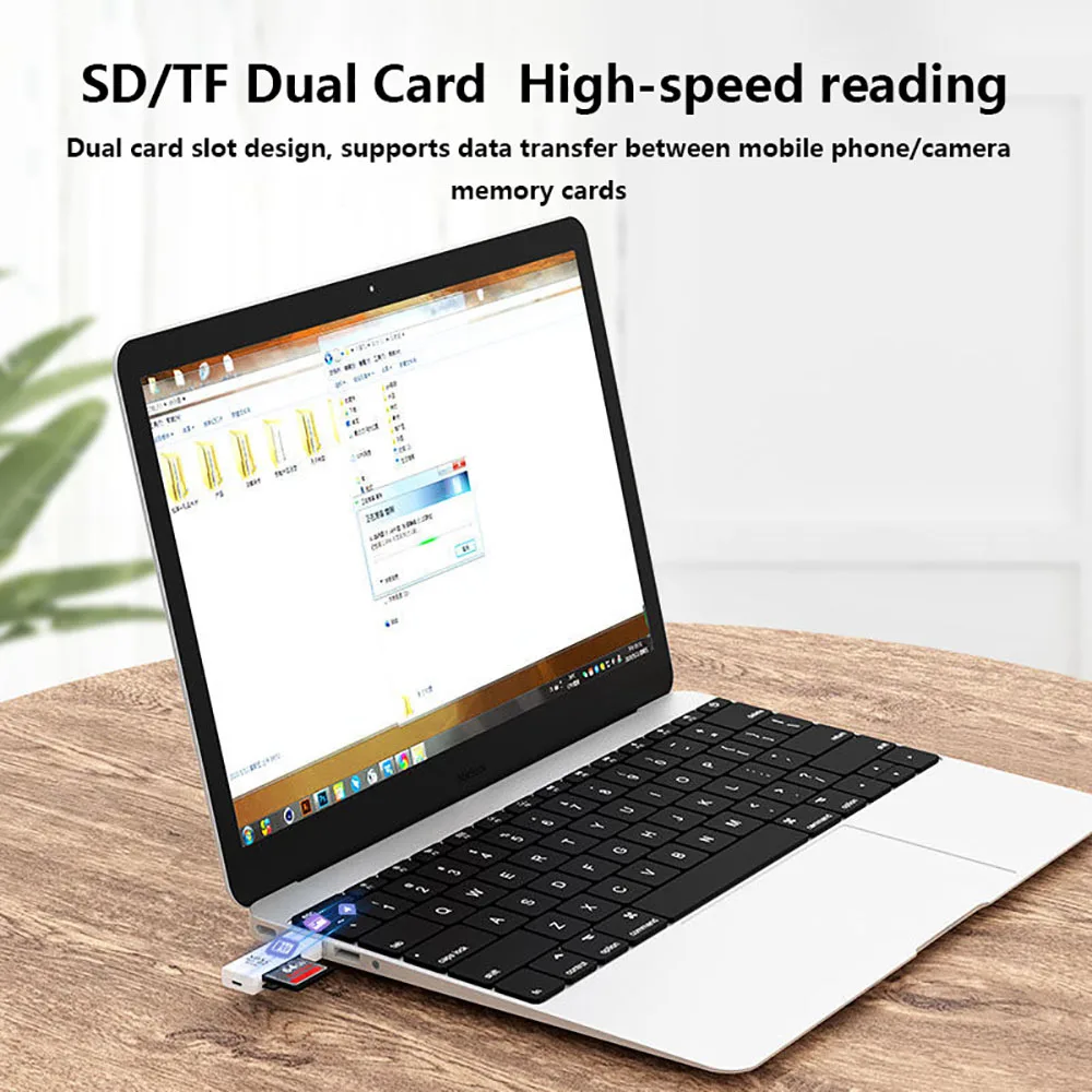 2 in 1 카드 리더 USB 3.0 마이크로 SD TF 카드 메모리 리더 고속 멀티 카드 쓰기 어댑터 플래시 드라이브 노트북 액세서리