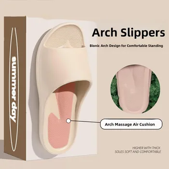 New Flat Foot Orthopedic Slippers Arch Support Collapse Correction Summer Cool Slippers Women Anti-Slip Odor-Resistant Indoor... 1