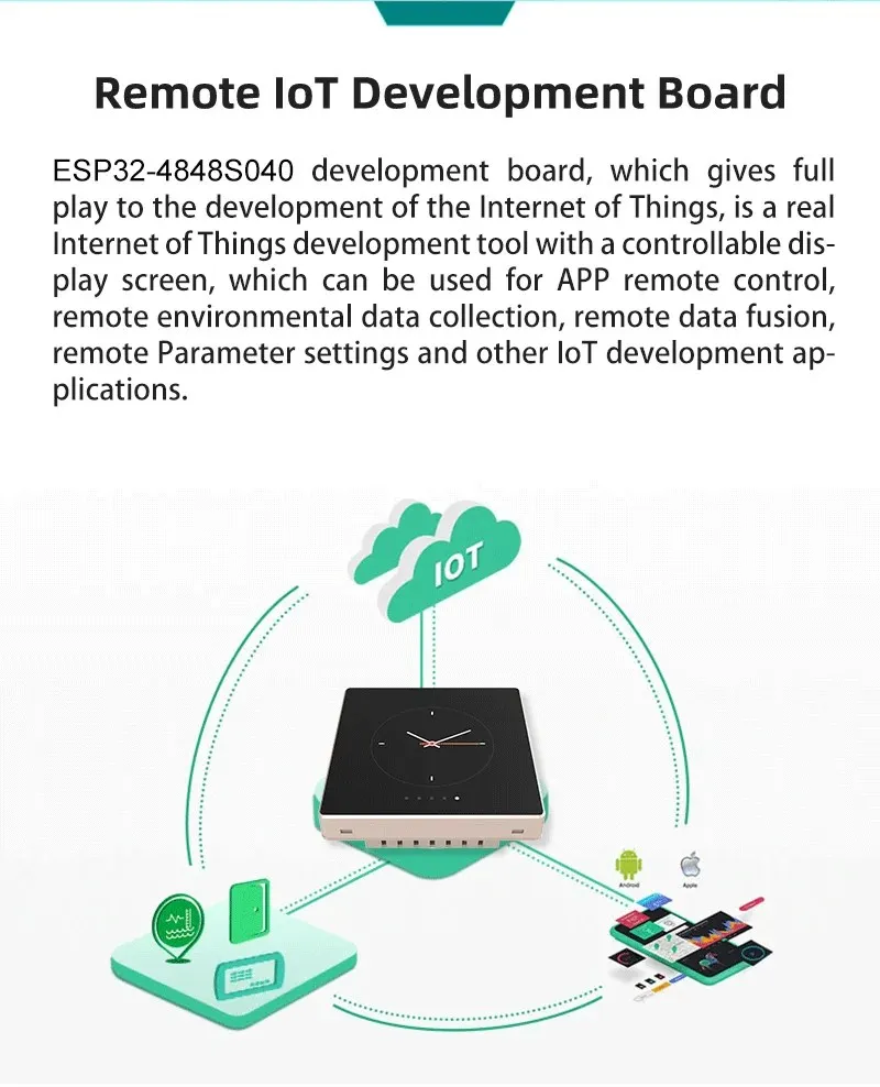 ESP32-S3 4.0 Inch Development Board for Arduino LVGL WiFi Bluetooth 480*480 Smar