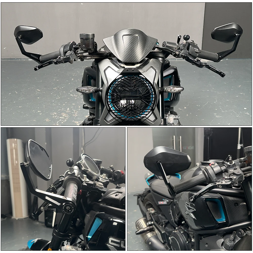 Poignées De Guidon Capuchon De Guidon Pour CFMOTO CLX700 CL-X700 CLX 700 CL-X Pour Sport 2021-2024 Poignées De Guidon De Moto Extrémité De Poignée De Barre De Poignée(A