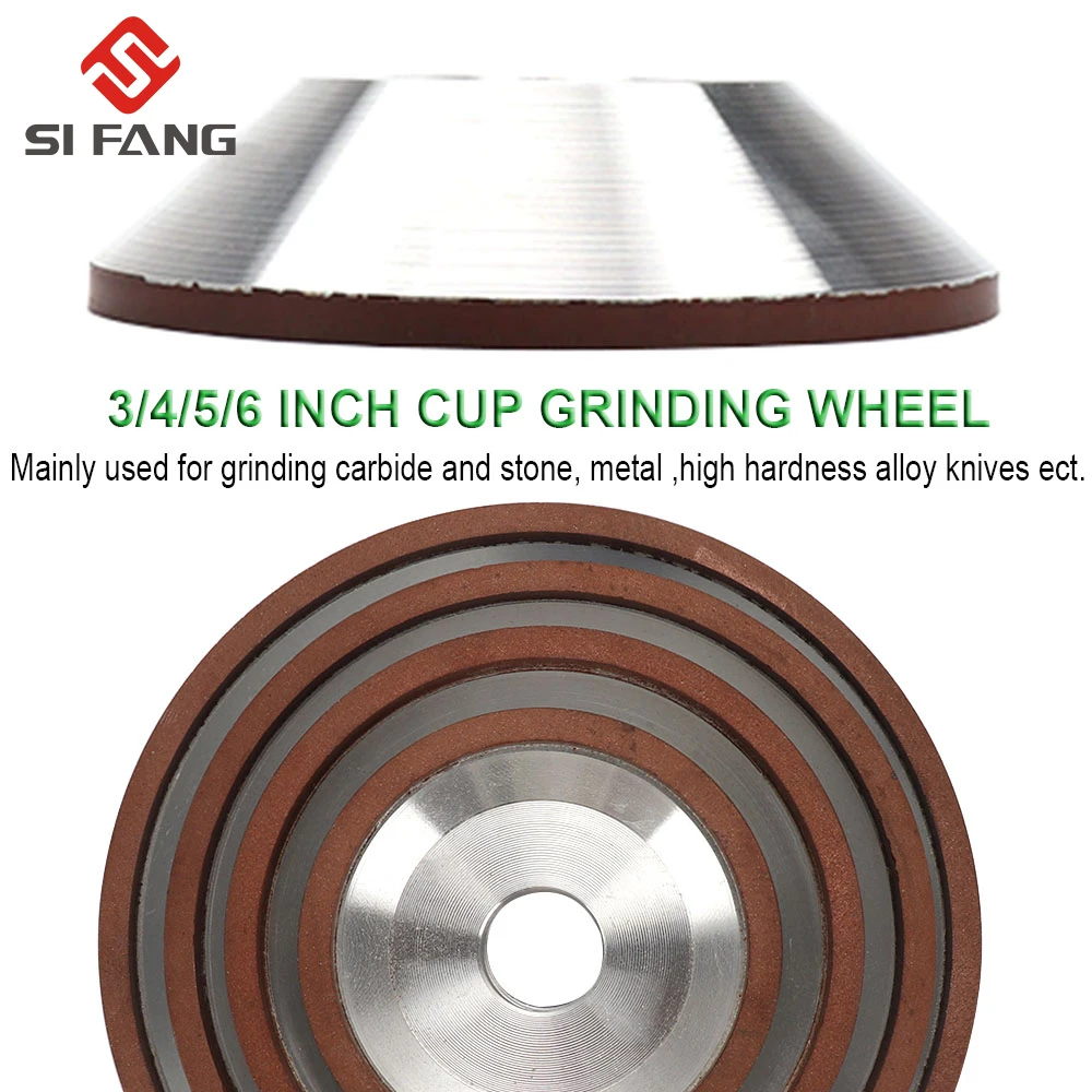 Diamond Grinding Wheel Cup 75mm/100mm/125mm/150mm for Tungsten Steel Milling Cutter