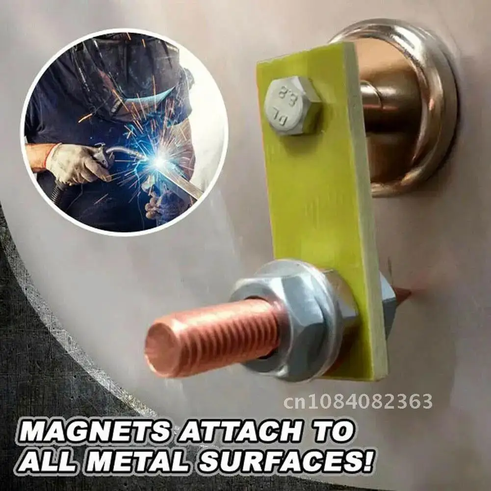 

Magnetic Metal Plate Welding Support Tool Accessories Ground Clamp Metalworking Magnet Head