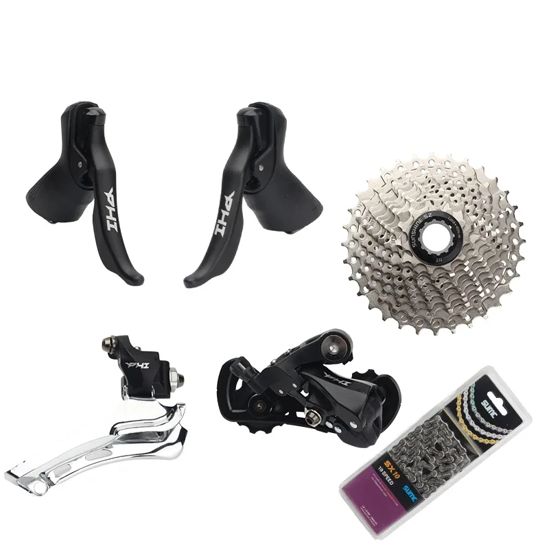 Description Picture 6 of itemSENSAH PHI Road Bike 2x10 Speed Shifters 20S Derailleur Groupset Lever Brake Bicycle Shifter L/R Fore Rear For 4600 5600 6600