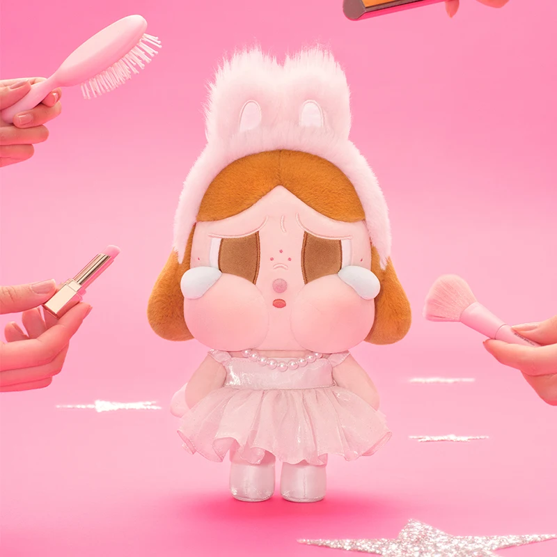 CRYBABY SHINY SHINY シリーズ ぬいぐるみ ピンク 黒 セット CRYBABY SHINY SHINY SERIES-Plush Doll (Pink) - POP MART (France)