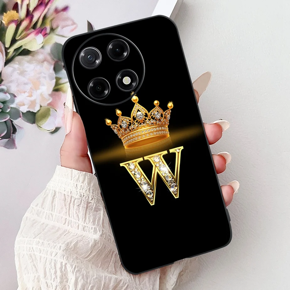 Crown Letters Soft Silicone Case - Premium Protective Cover