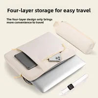 Sac de doublure pour ordinateur portable, sac de rangement pour tablette, étui de protection, adapté à Xiaomi Honor Apple 14 pouces iPad Huawei Lenovo 3