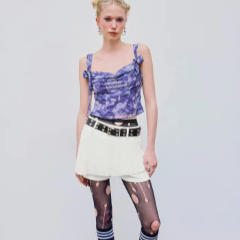 

2024 summer miniskirt high-waisted women's gymnasium short skirt tennis sports fitness skirt