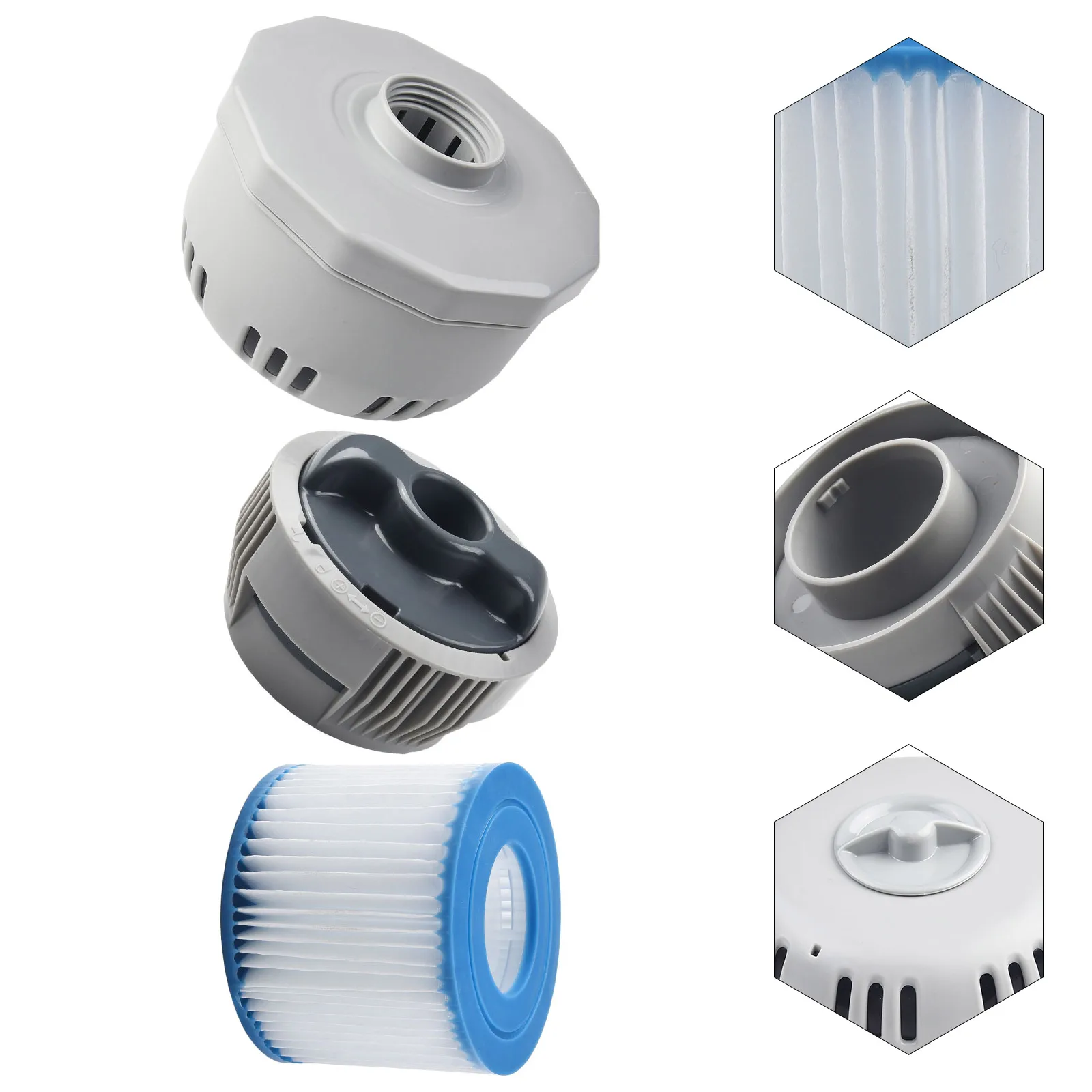 

Аксессуары для сада и бассейна, сетчатый фильтр 10*8*5 см, 14,5*11,5 см, 3 шт., абсолютно новый