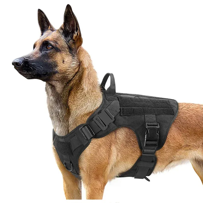 

Small Tactical For Vest Harness Medium German Dogs Shepherd Pet And Dog Leash Large Harness Military Set Training Dog Pet