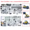 SALE LESU 636 1/14 RC Hydraulic Loader KIT Crawler Full Metal Loader Model Light Sound RC Unassembled Unpainted Cars Toy TH20450 1