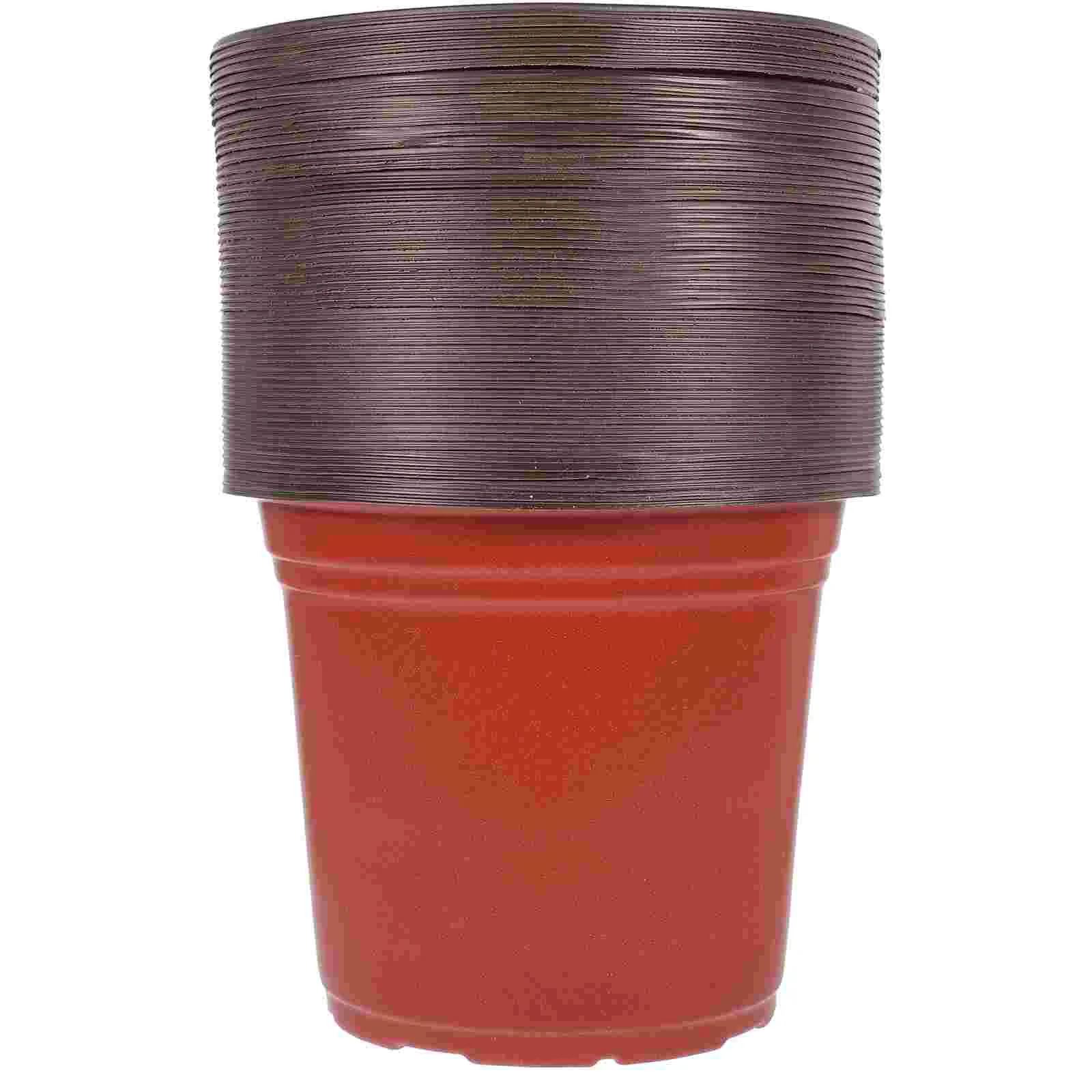 50 Pcs Flower Pot Seedling Plant Supplies Large Plastic Planter Pots Outdoor Plants Garden Baskets Small Nursery flower pot,hydroponic flower pot,plant pot