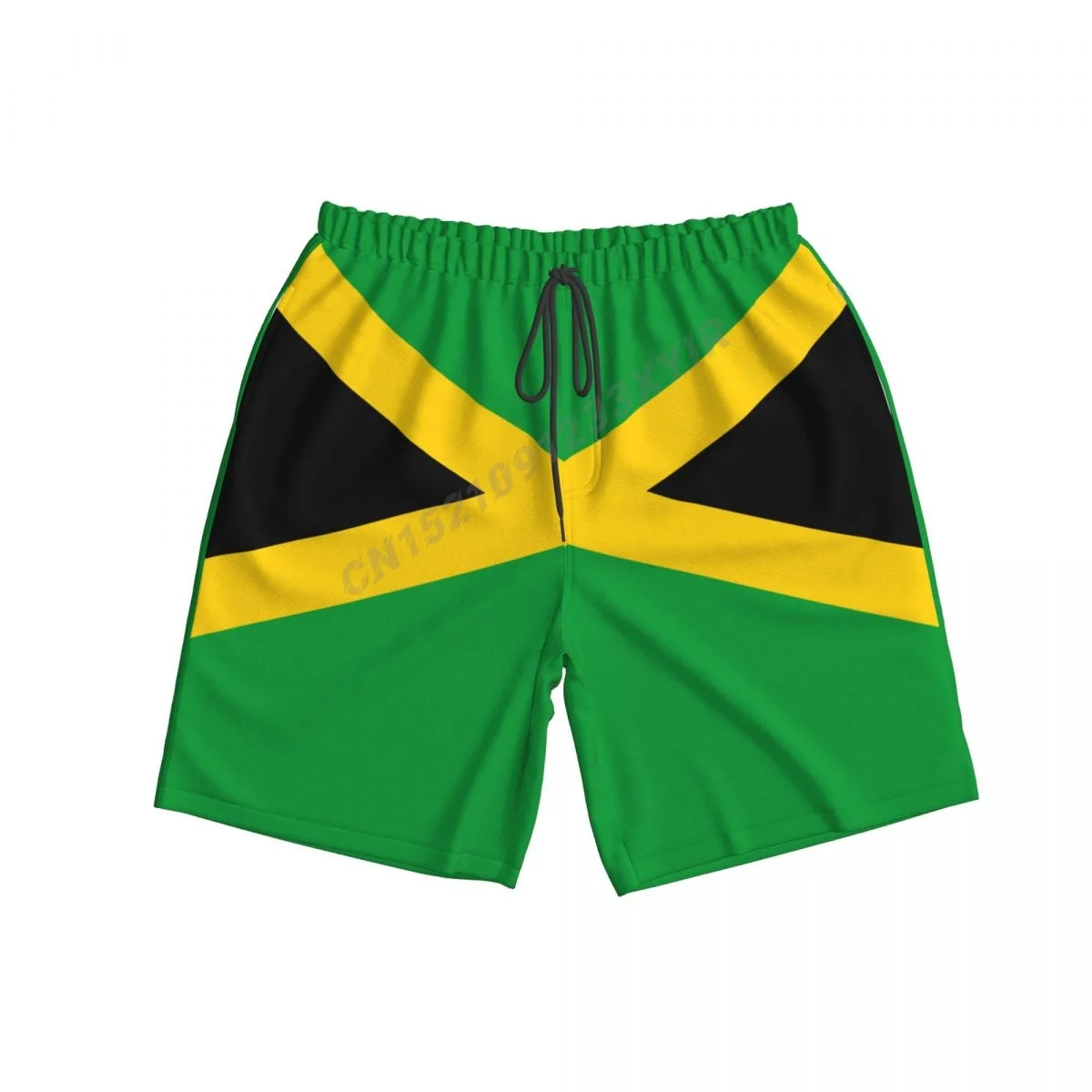 Summer Men\'s Jamaica Flag Beach Pants Shorts Surfing M-2XL Polyester Swimwear Running