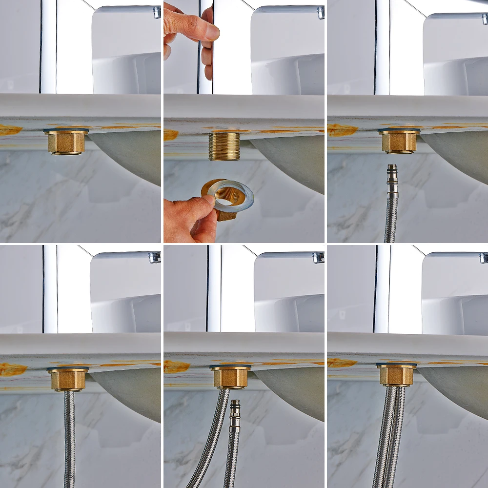 Basin Faucet Luxury Basin Bath Faucet European Retro Single Handle Black Chrome Cold and Hot Water Sink Mixer Tap