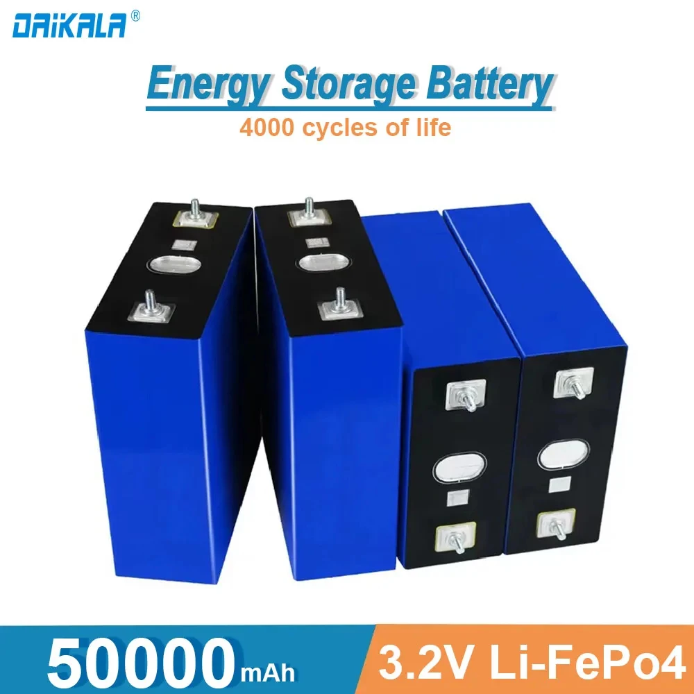 1pc 3.2V 50Ah LiFePO4 Battery Lithium Iron Phosphate Batteries for 12V