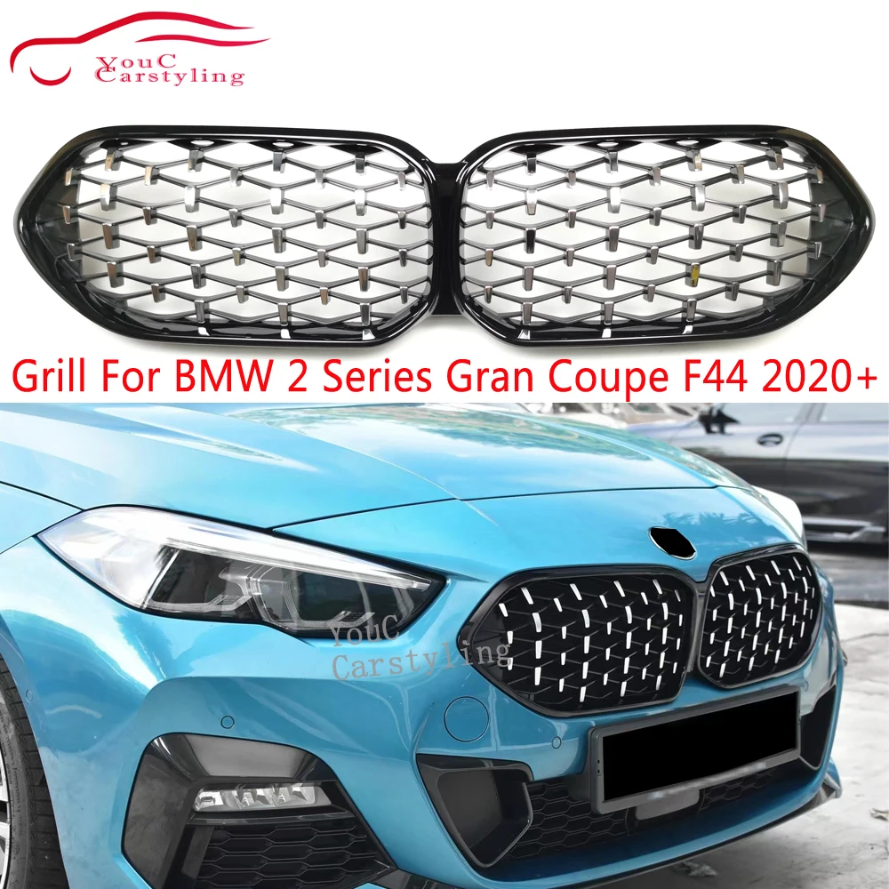

F44 Diamond Style Front Bumper Grille For BMW 2 Series F44 Gran Coupe 2020+ 216i 218i 220i 228i M235i