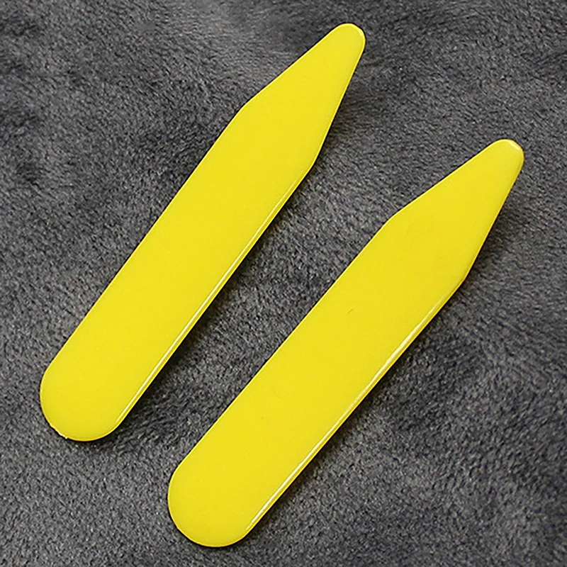 2 Pcs Carbon Fiber Collar Stays For Business Men\'s Shirt Party Dress Brace Accessories Reinforcement Insert Fixing Jewelry