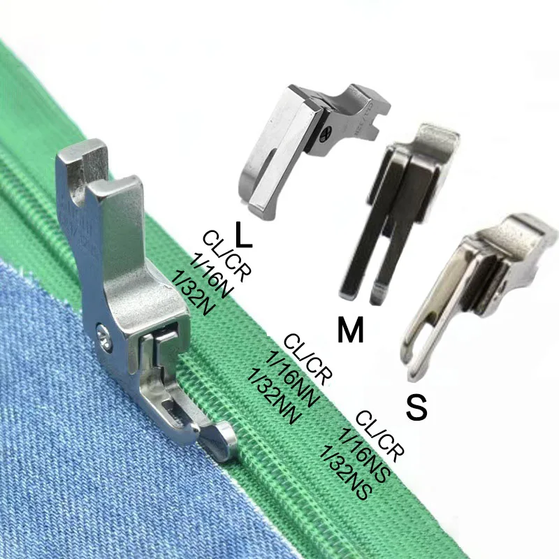 CKPSMS Piedino Per Macchina Da Cucire Industriale 1/32″ – Sollevamento Sinistro Con Guida, Per JUKI, Singer, Brother E Altri