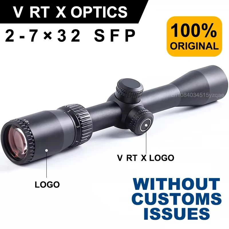 Original V RT X Optics C F Ⅱ 2-7&times;32 Second Focal Plane(SFP) Hunting Riflescope Dead-Hold BDC Reticle 1 inch/25mm Tube