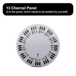 Vibrant LED Firework Lights: Round RGB Pixel Modules with Individually Addressable LEDs (13 Channels Panel)